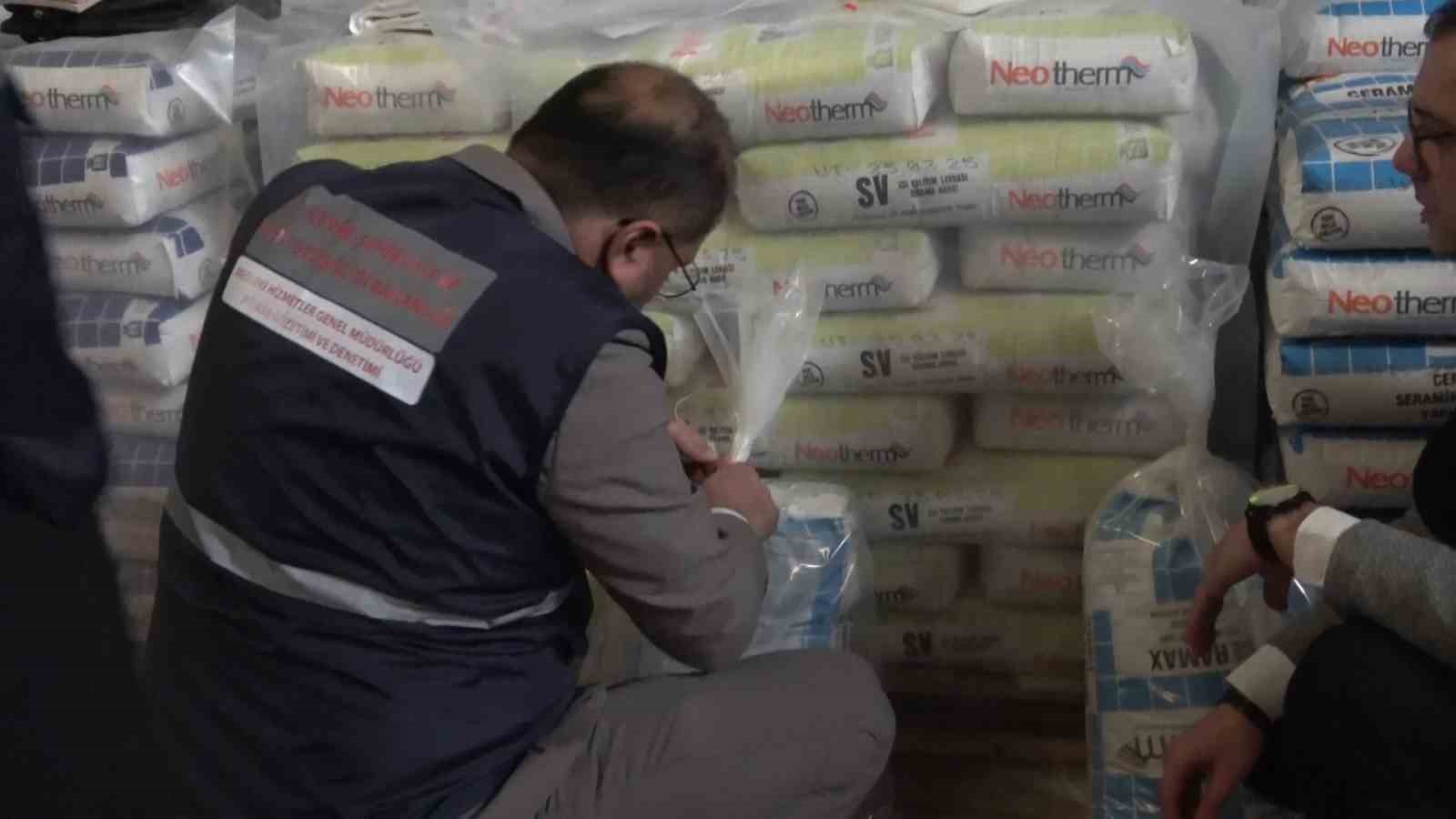 Bursa’da yapı malzemeleri üreticileri denetlendi