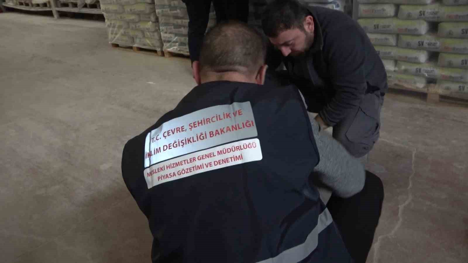 Bursa&rsquo;da yapı malzemeleri &uuml;reticileri denetlendi
