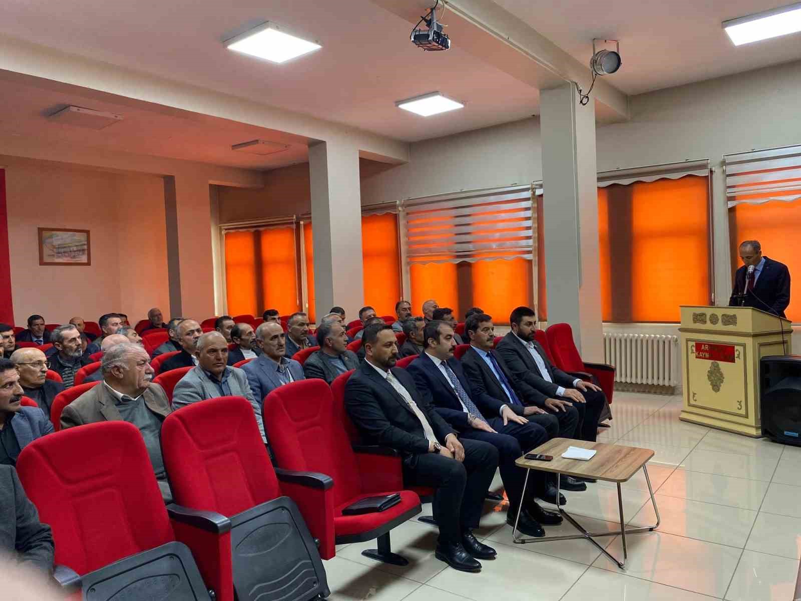 Arpa&ccedil;ay&rsquo;da 2025 yılı KHGB olağan toplantısı yapıldı
