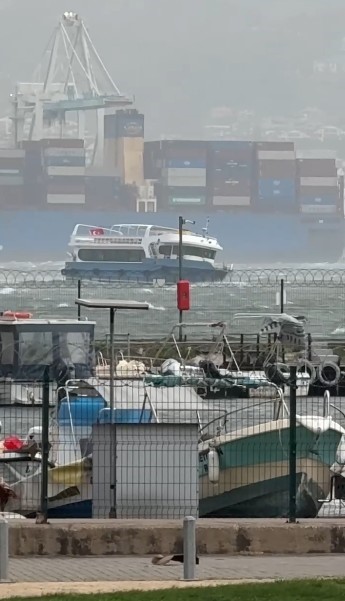 Denizde korku dolu anlar