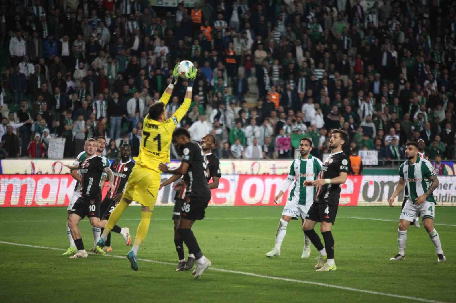 Trendyol Süper Lig: Konyaspor: 1 - Gaziantep FK: 0 (Maç sonucu)
