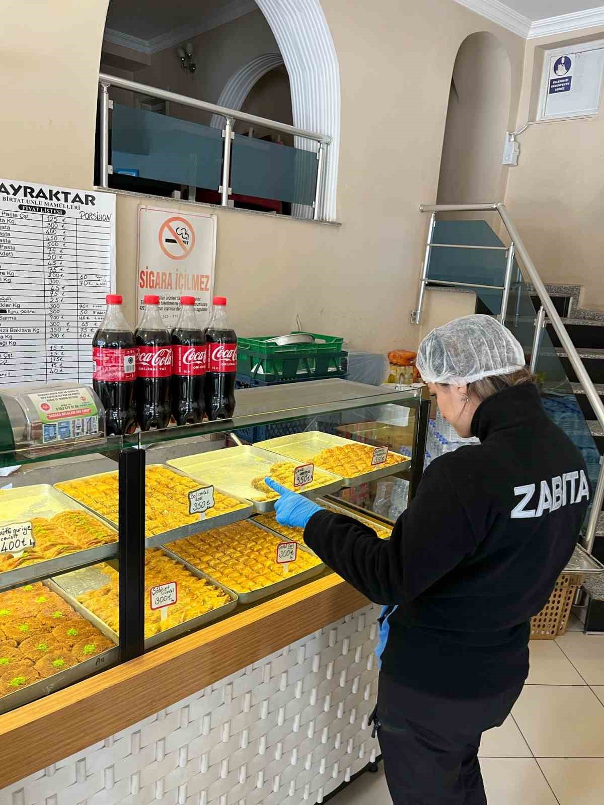 Zabıta Müdürlüğü ekiplerinden fırınlarda bayram denetimi