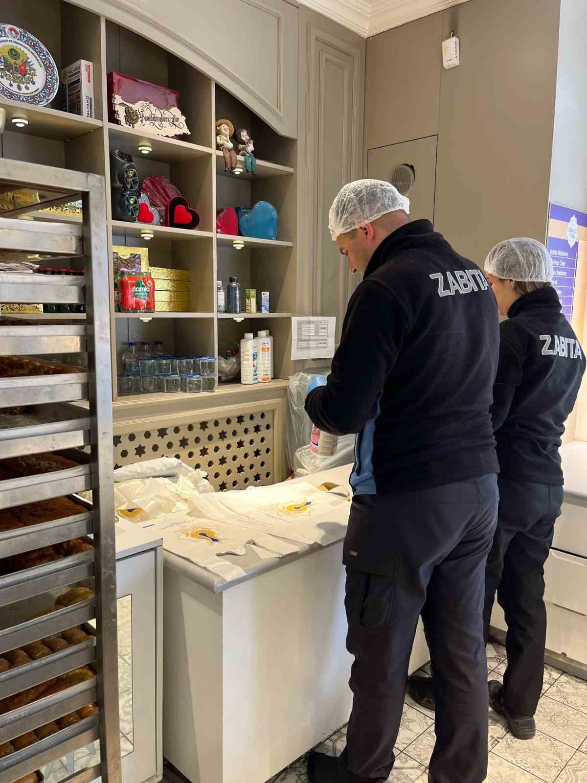 Zabıta M&uuml;d&uuml;rl&uuml;ğ&uuml; ekiplerinden fırınlarda bayram denetimi
