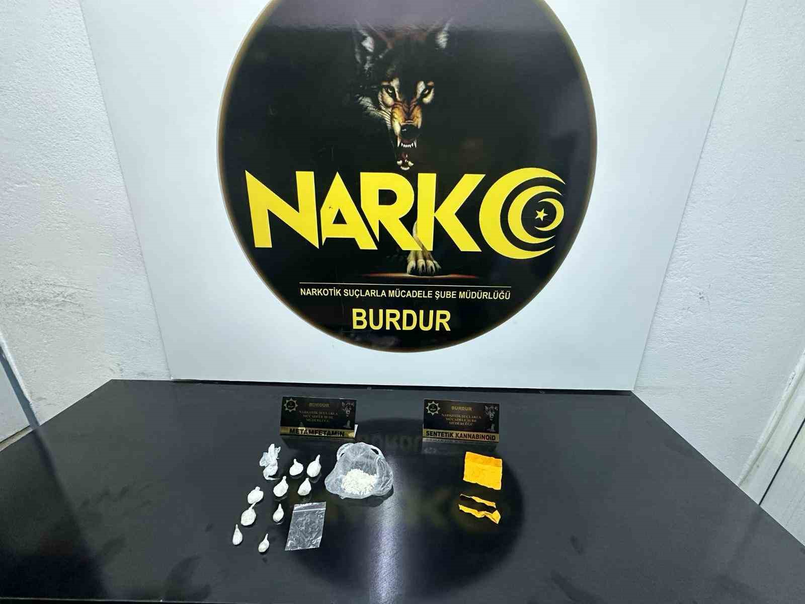 Burdur’da uyuşturucu operasyonunda 5 şüpheli yakalandı