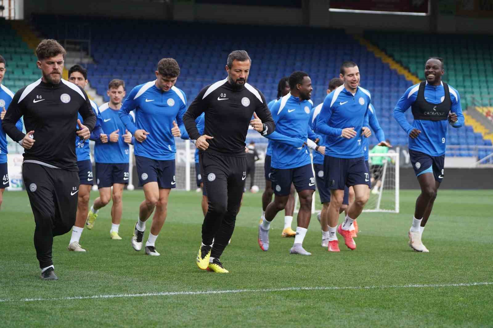Çaykur Rizespor’da Sivasspor mesaisi devam etti

