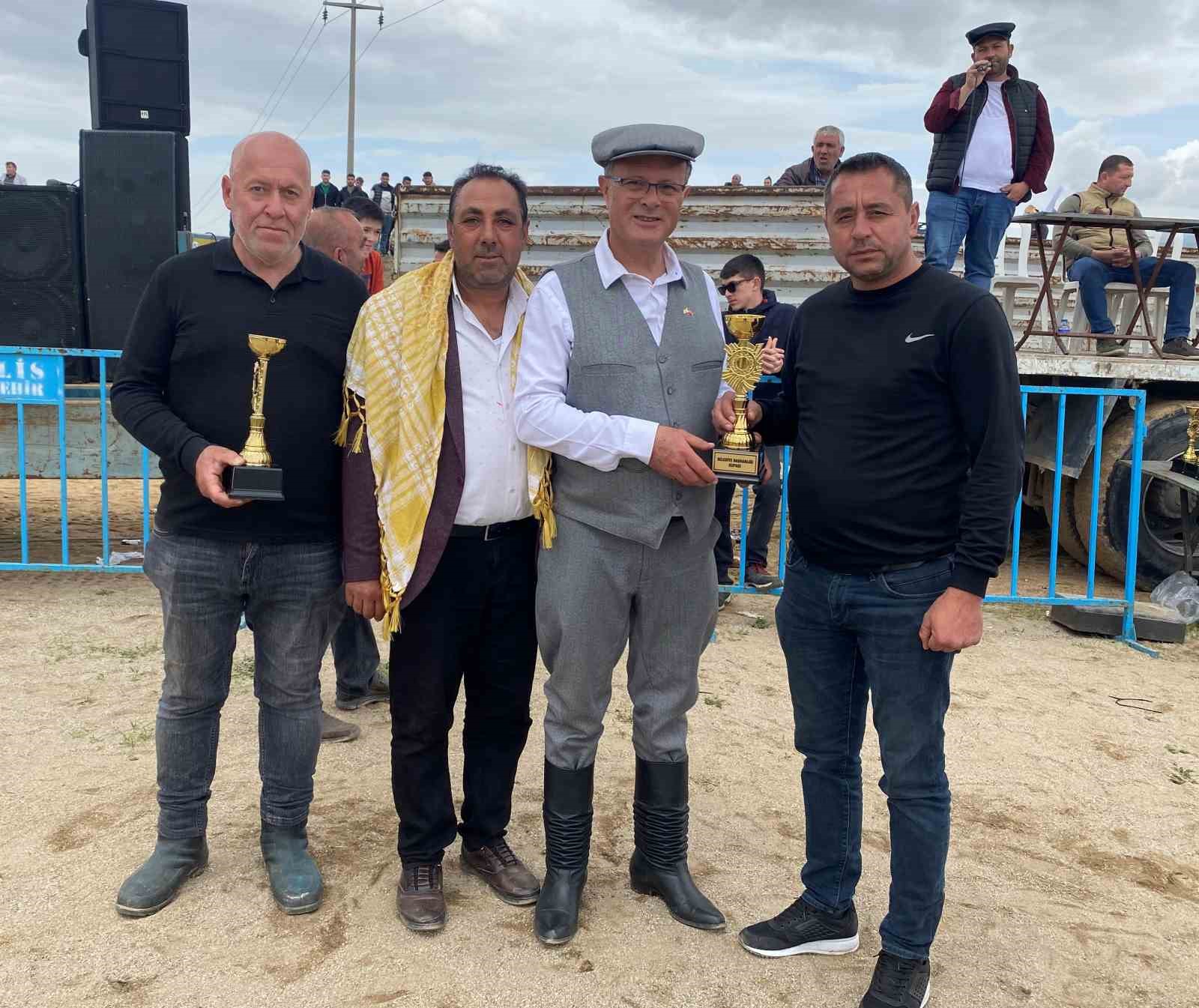 Alaşehir&rsquo;de ilk kez deve g&uuml;reşleri d&uuml;zenlendi
