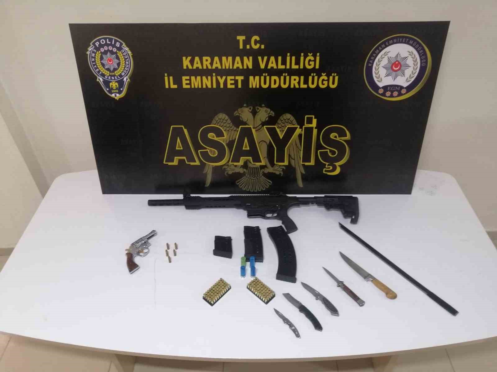 Karaman’da aranan 7 şahıs tutuklandı