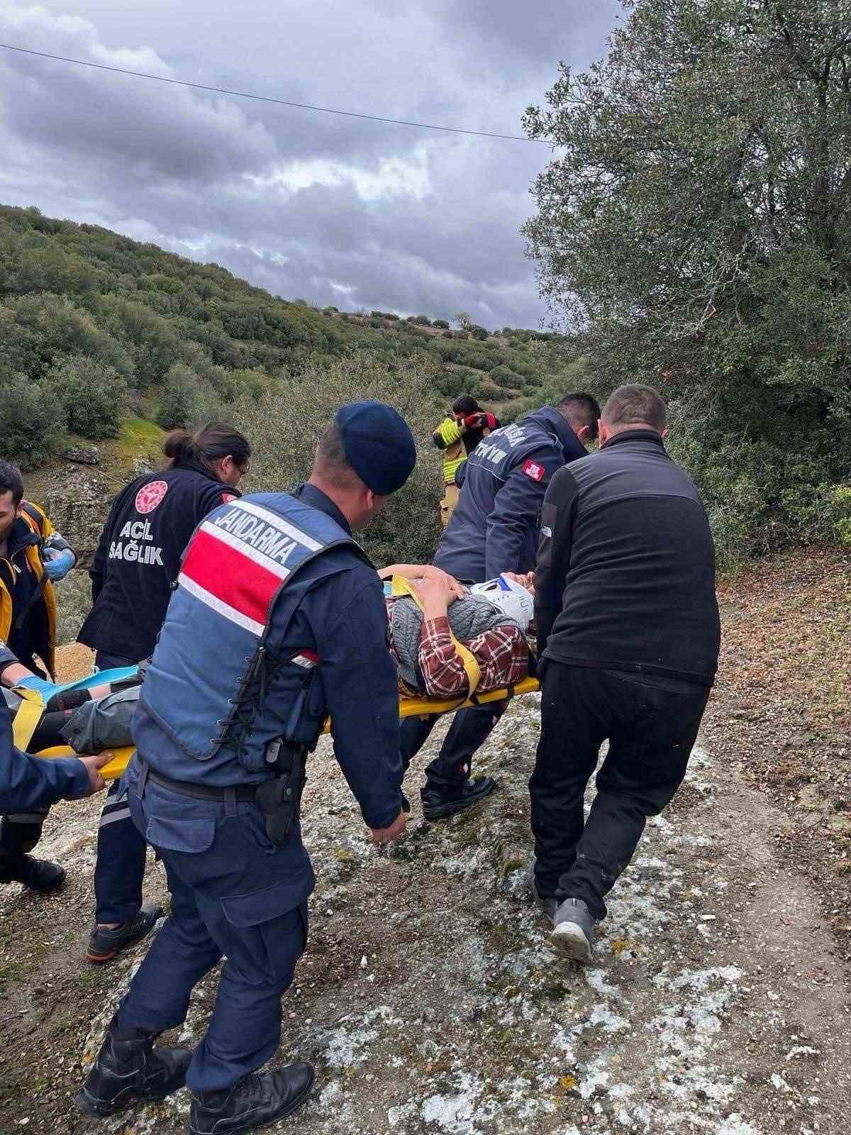 U&ccedil;urumdan yuvarlanan zihinsel engelli adam yaralandı
