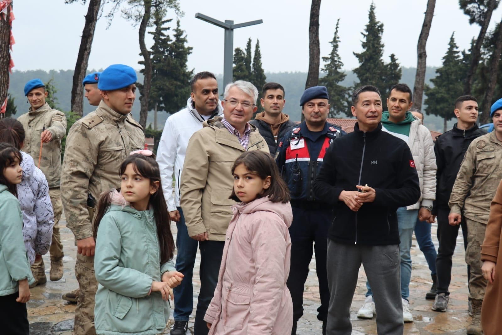 Jandarma şehit ve gazi yakını çocuklarını ağırladı