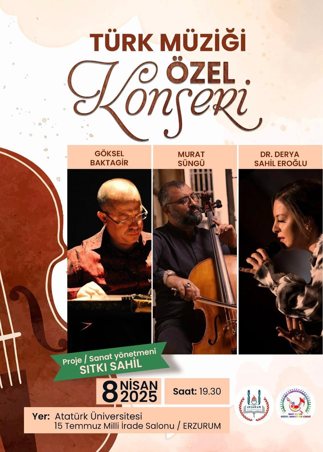 Erzurum’un kültür elçisi Sıtkı Sahil’den konser