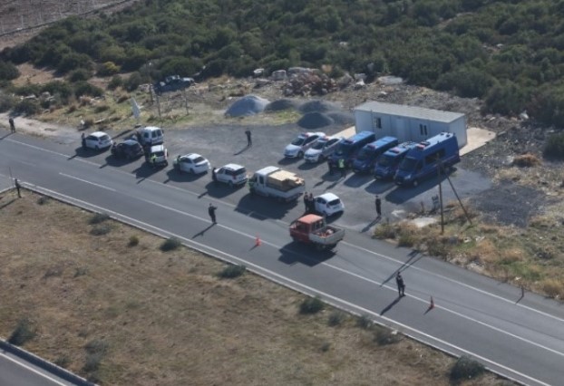 Jandarma havadan trafik denetimi gerçekleştirdi