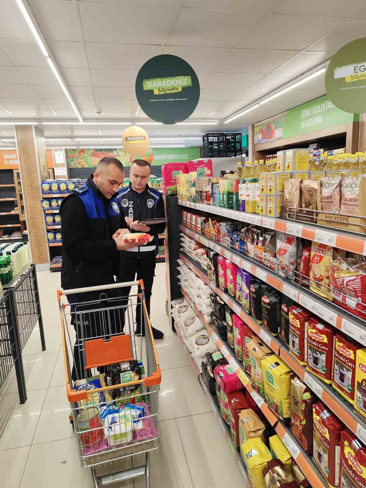 Sinop’ta marketlere denetim