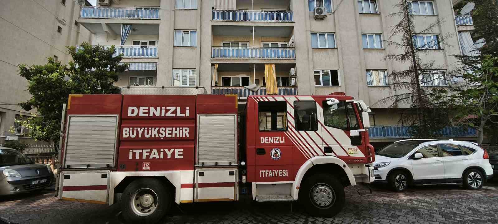 Apartman dairesinde çıkan yangın ucuz atlatıldı 