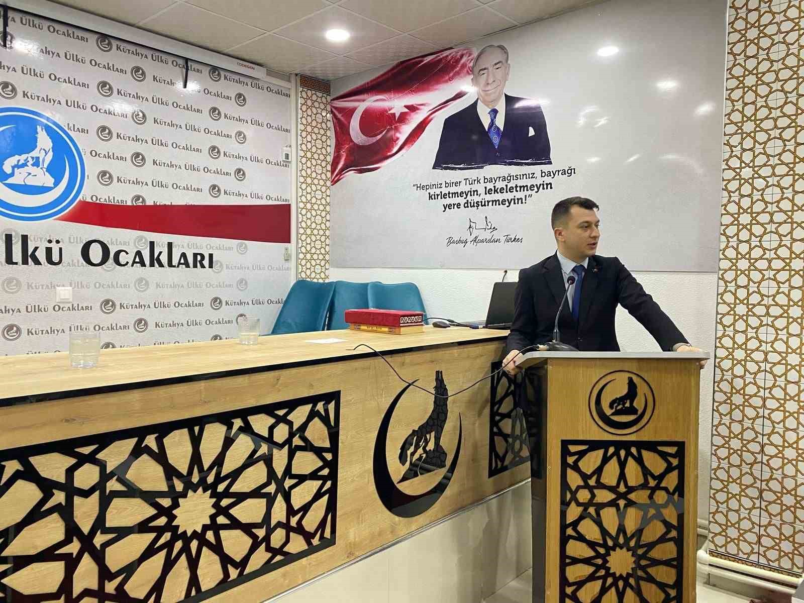 K&uuml;tahya &Uuml;lk&uuml; Ocakları, Alparslan T&uuml;rkeş&rsquo;i anma programı d&uuml;zenledi
