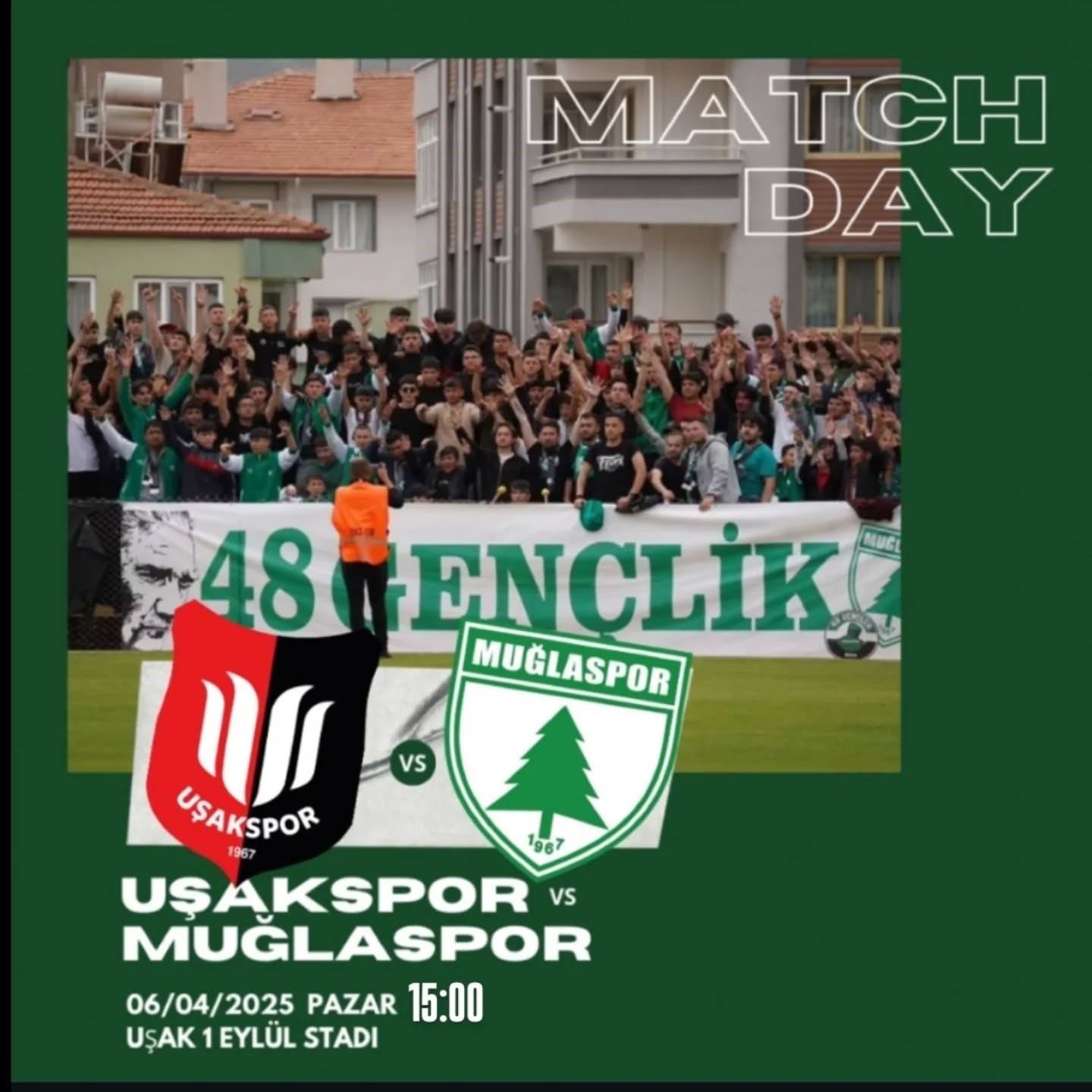 Muğlaspor, Uşakspor karşılaşmasında 3 puan hedefliyor
