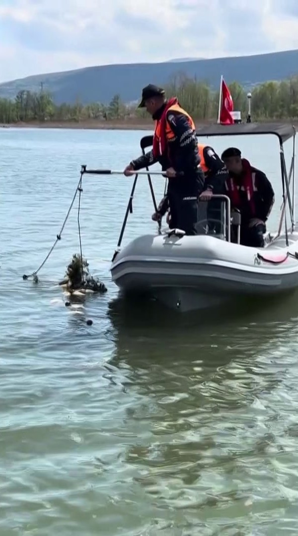 Sapanca G&ouml;l&uuml;&rsquo;nde &lsquo;hayalet ağ&rsquo; katliamı: Binlerce balık telef oldu
