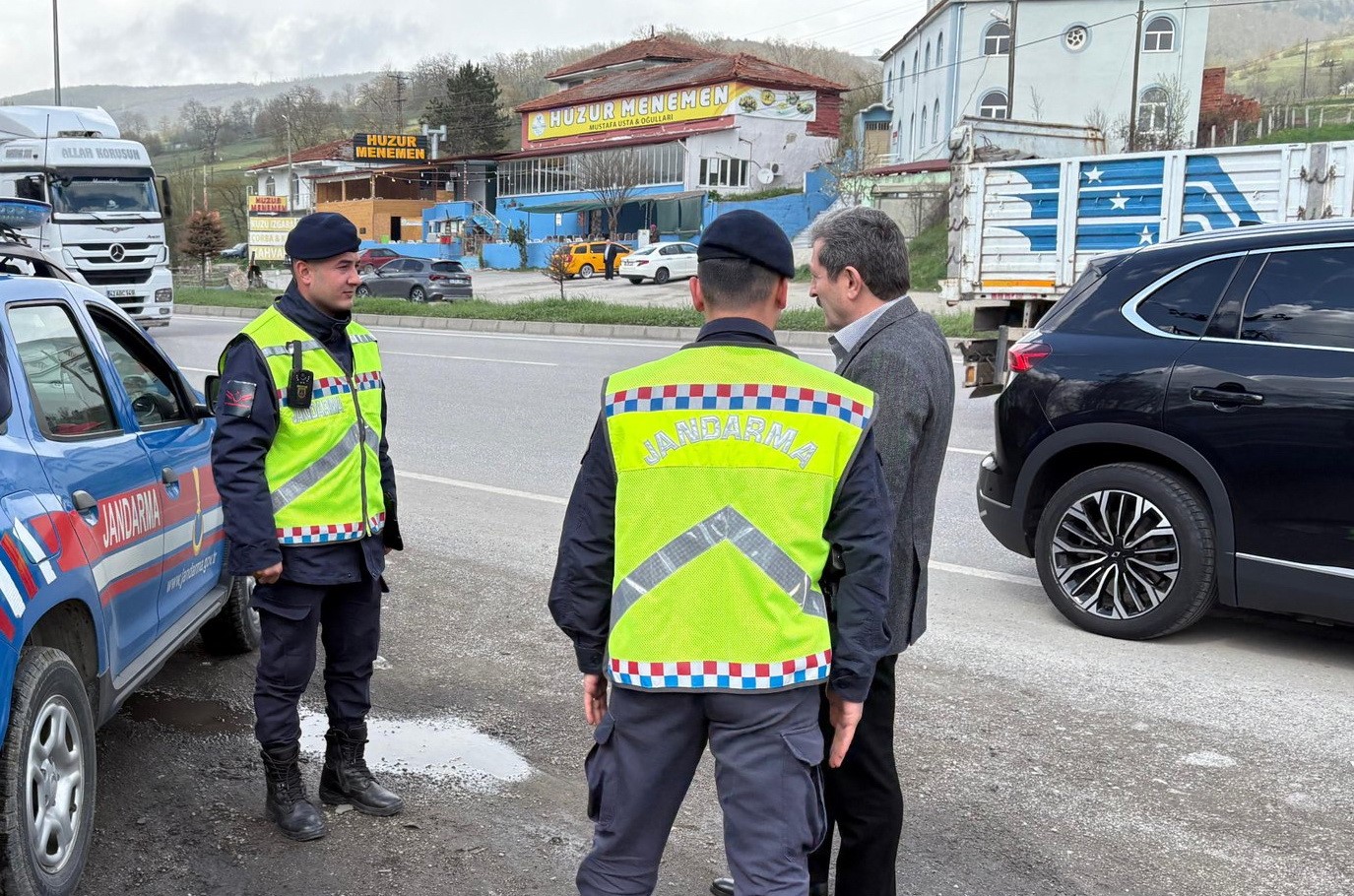 Samsun Valisi trafik denetiminde

