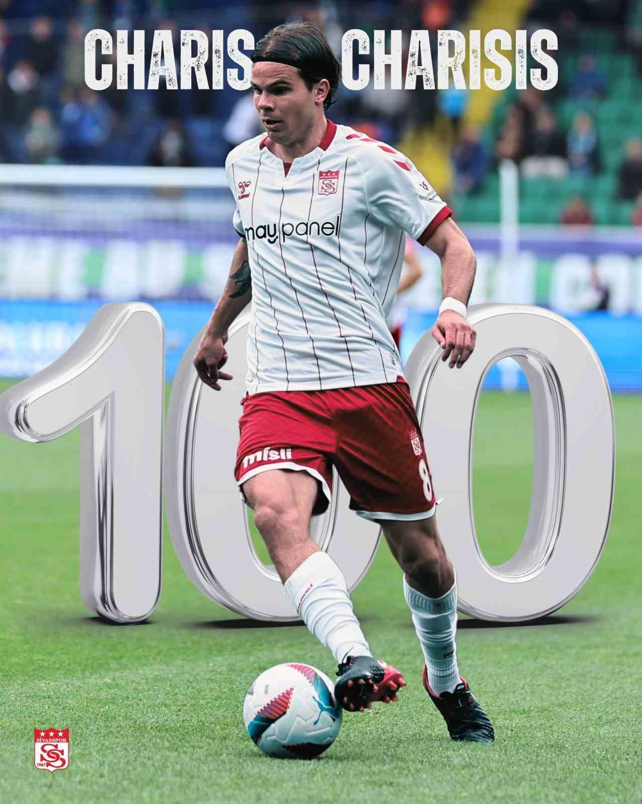 Charis Charisis, Sivasspor’da 100. maçına çıktı

