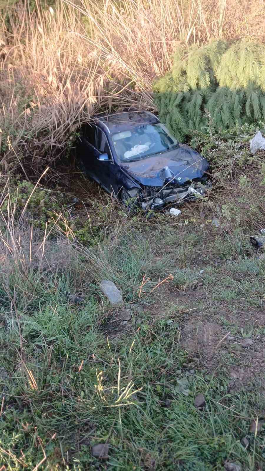 Balıkesir’de sürücü direksiyon hakimiyetini kaybetti; 4 yaralı