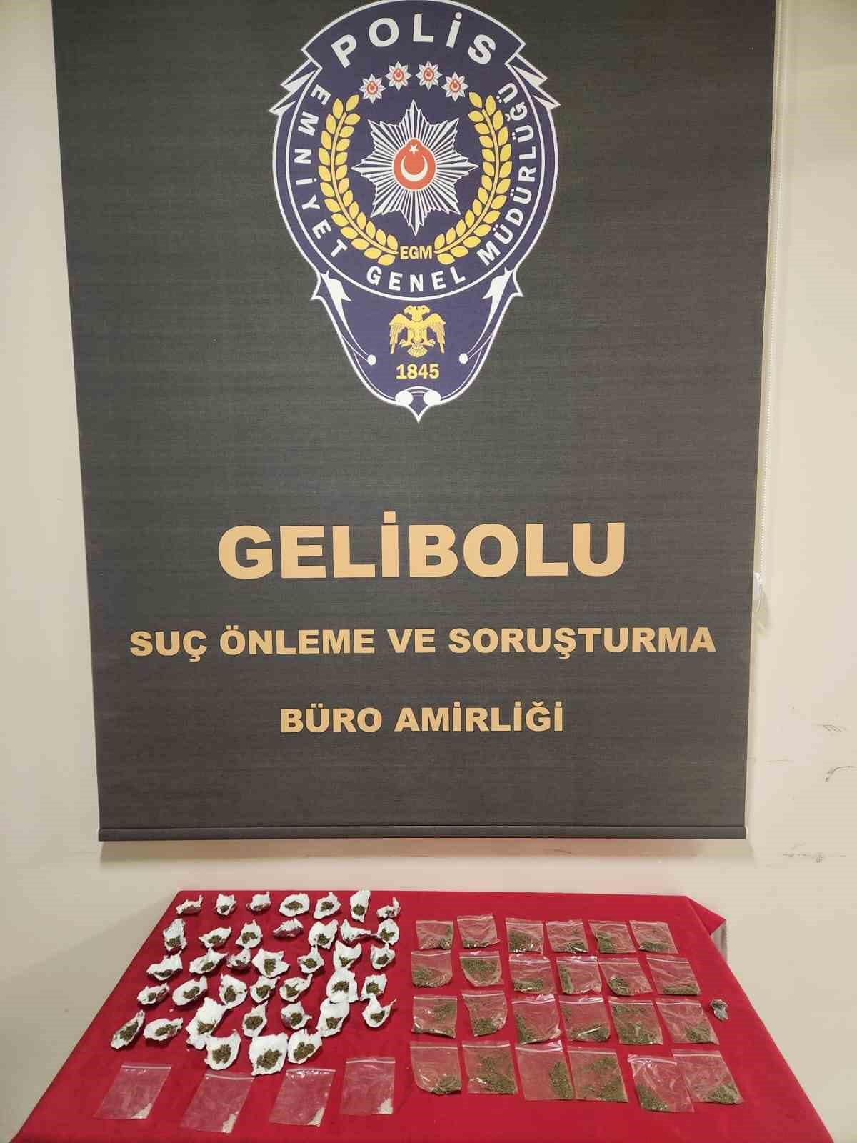 Çanakkale’de uyuşturucu operasyonuna 1 gözaltı