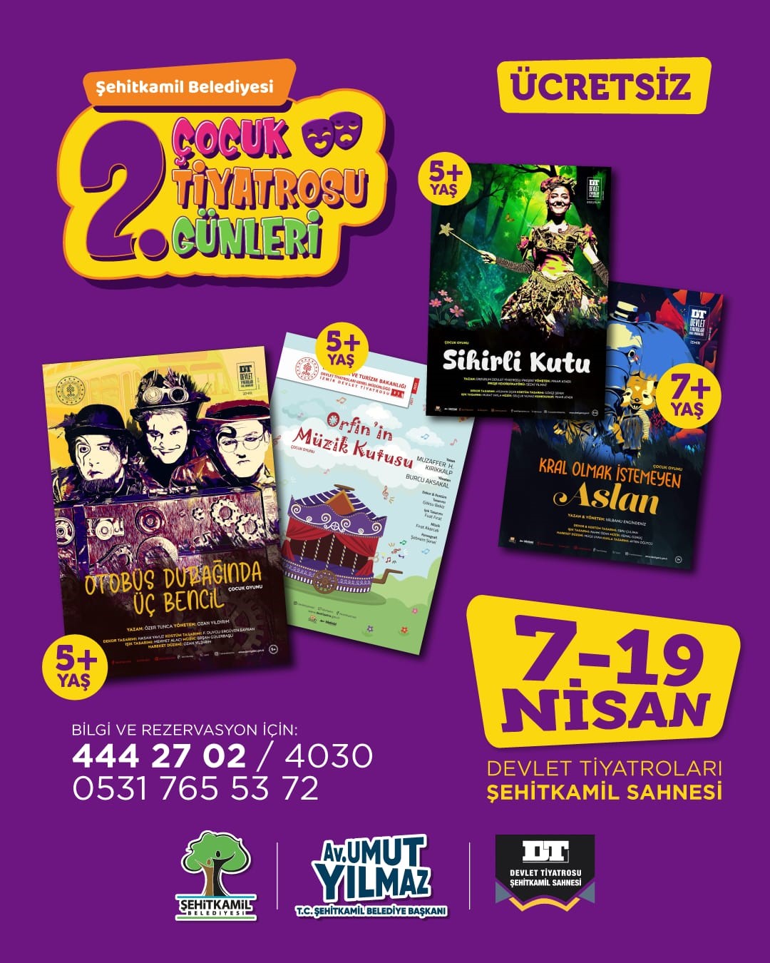 Şehitkamil’de 2. çocuk tiyatrosu günleri başlıyor