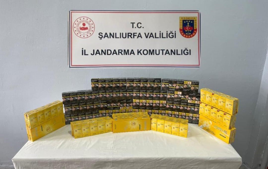 Viranşehir’de 2 bin 816 paket gümrük kaçağı sigara ele geçirildi