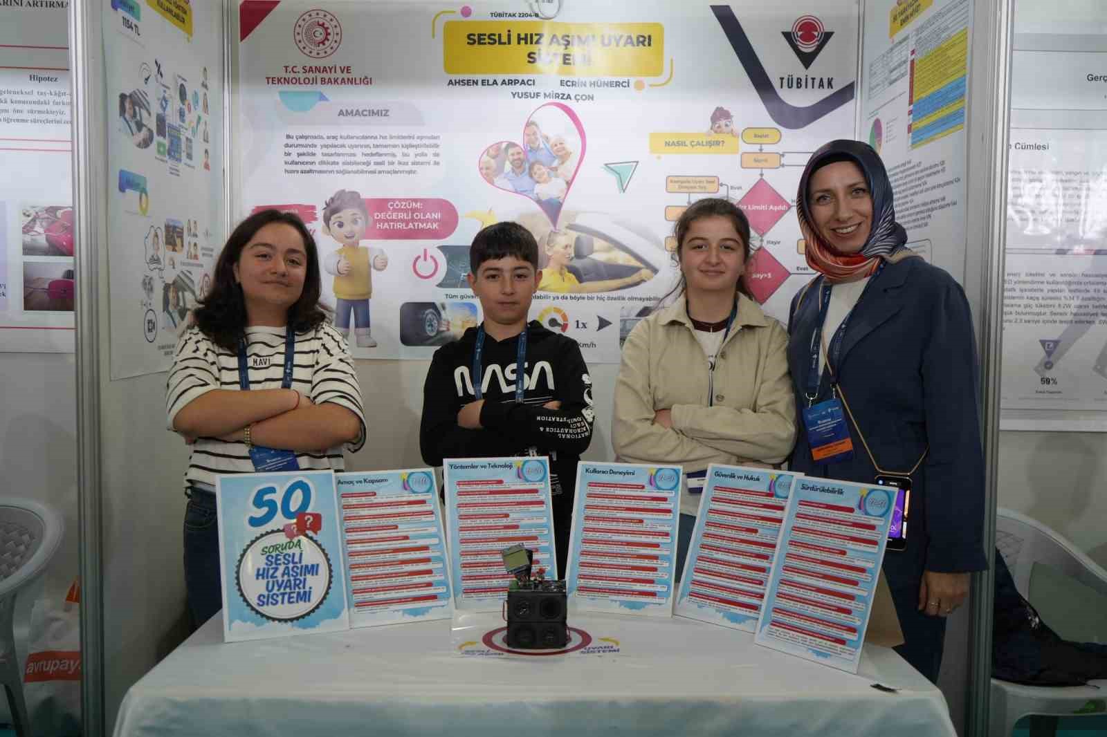 Geleceğin bilim insanlarının projeleri, Samsun’da yarışıyor