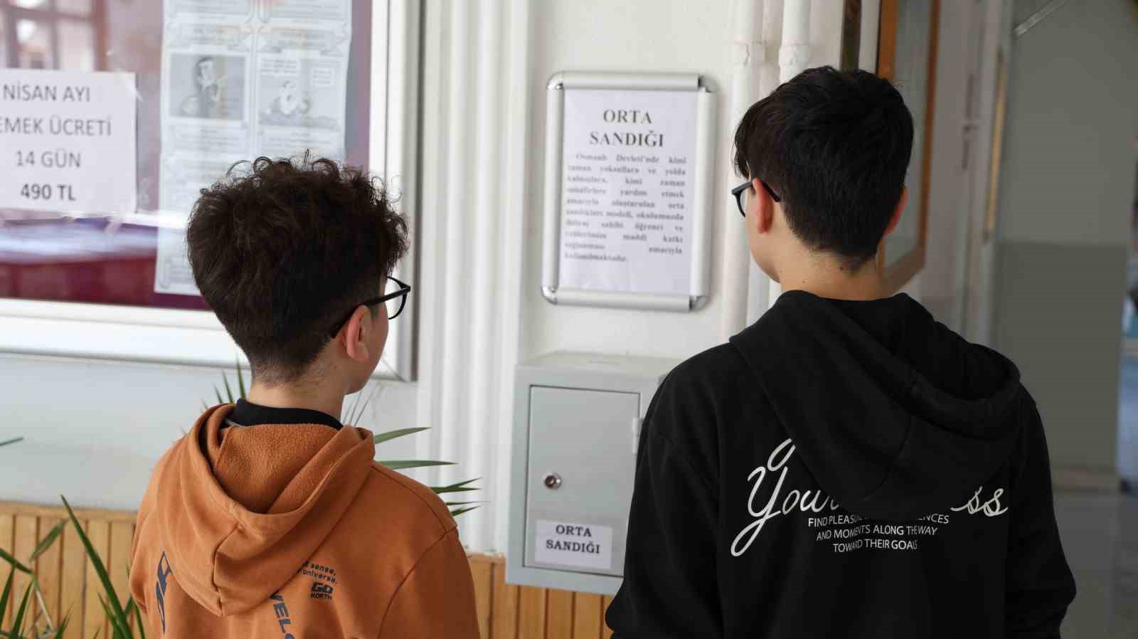 Okulda kurulan ‘Orta Sandığı’yla 193 bin TL gelir elde edildi
