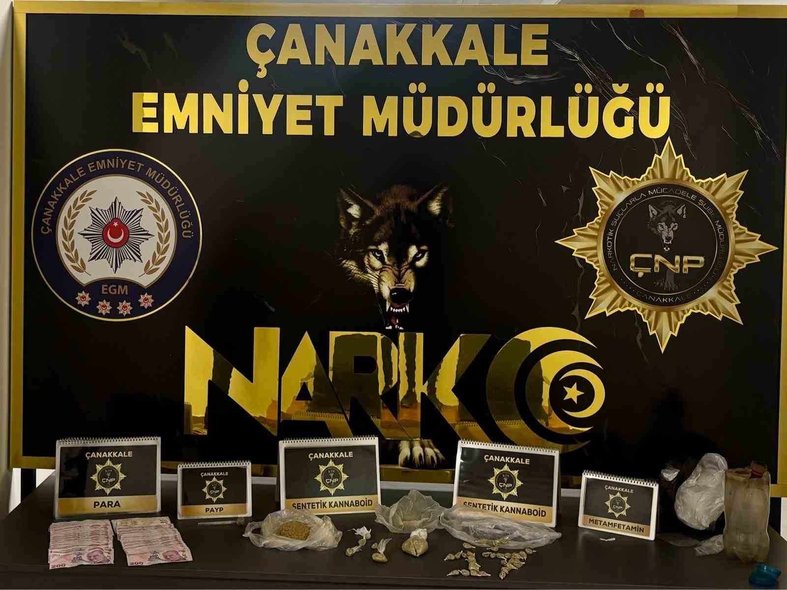 Çanakkale’de uyuşturucu operasyonu: 2 tutuklama