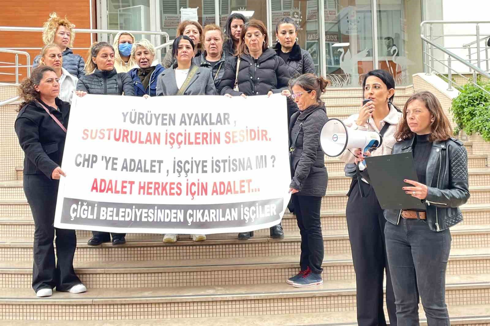 Çiğli Belediyesinde işten çıkarılan işçiler Ankara’ya yürüyecek