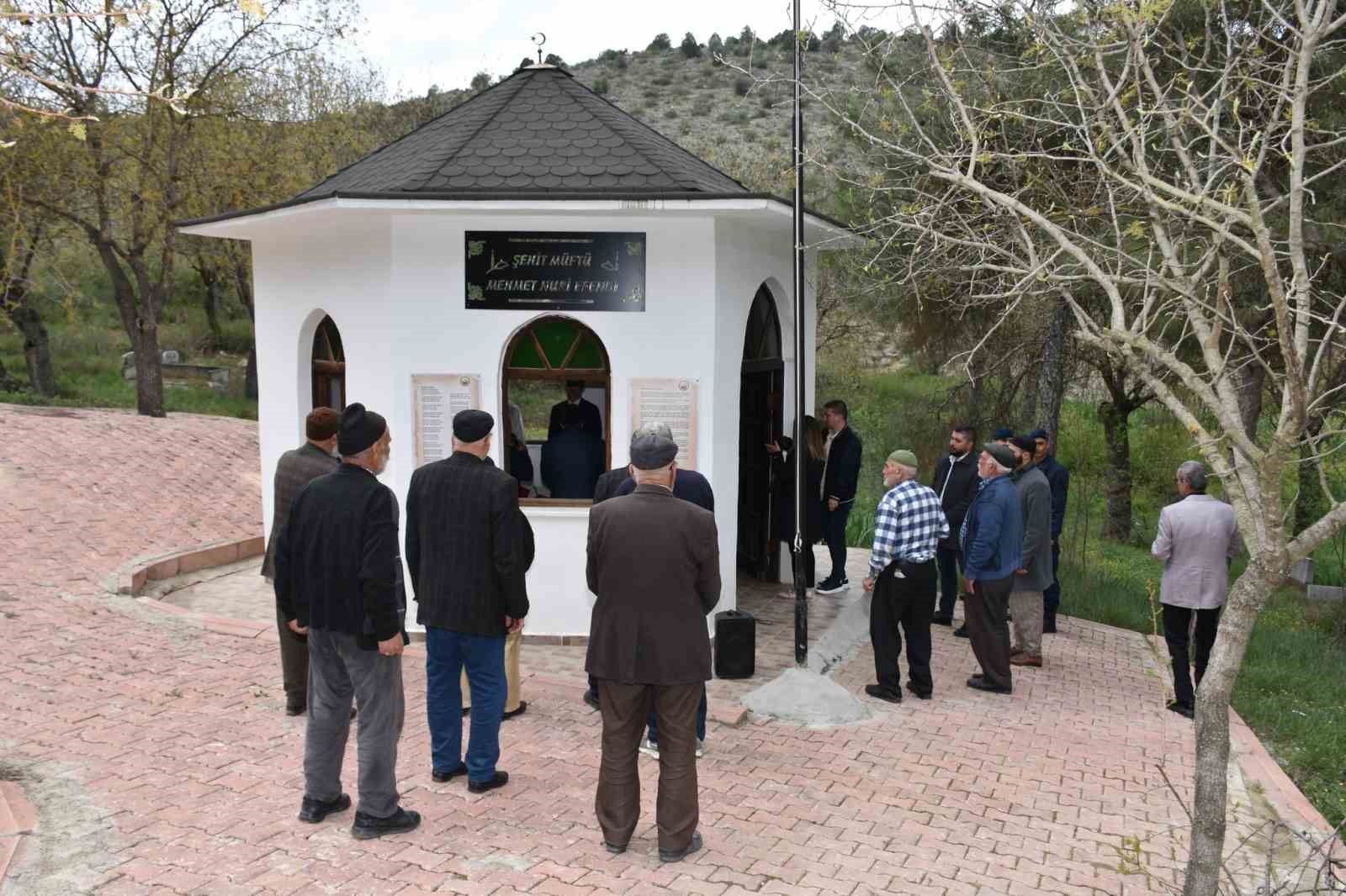 Milli M&uuml;cadele Kahramanı Şehit M&uuml;ft&uuml; Mehmet Nuri Efendi, dualarla anıldı
