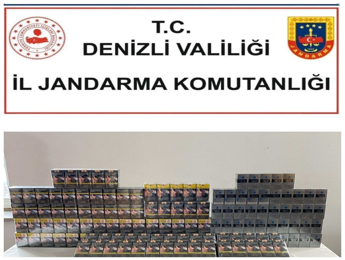 Denizli’de kaçak sigara operasyonu
