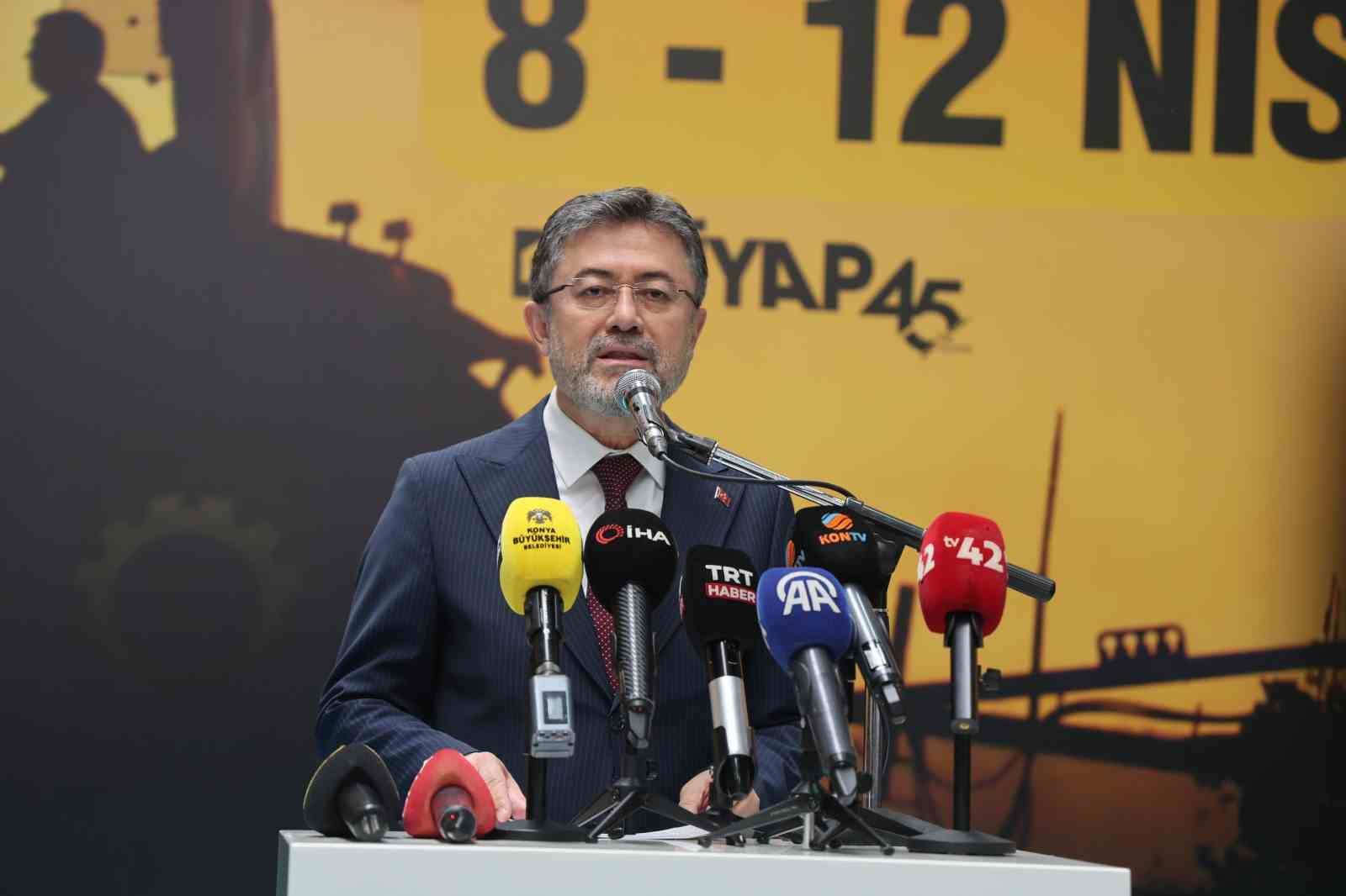 Bakan Yumaklı, Konya Tarım Fuarı’nın açılışına katıldı