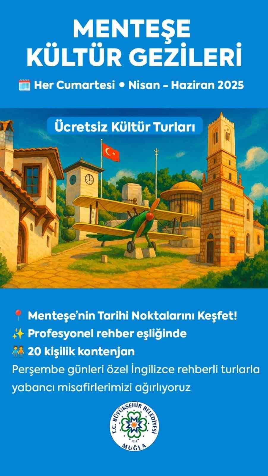 Muğla B&uuml;y&uuml;kşehir k&uuml;lt&uuml;r gezilerini başlatıyor
