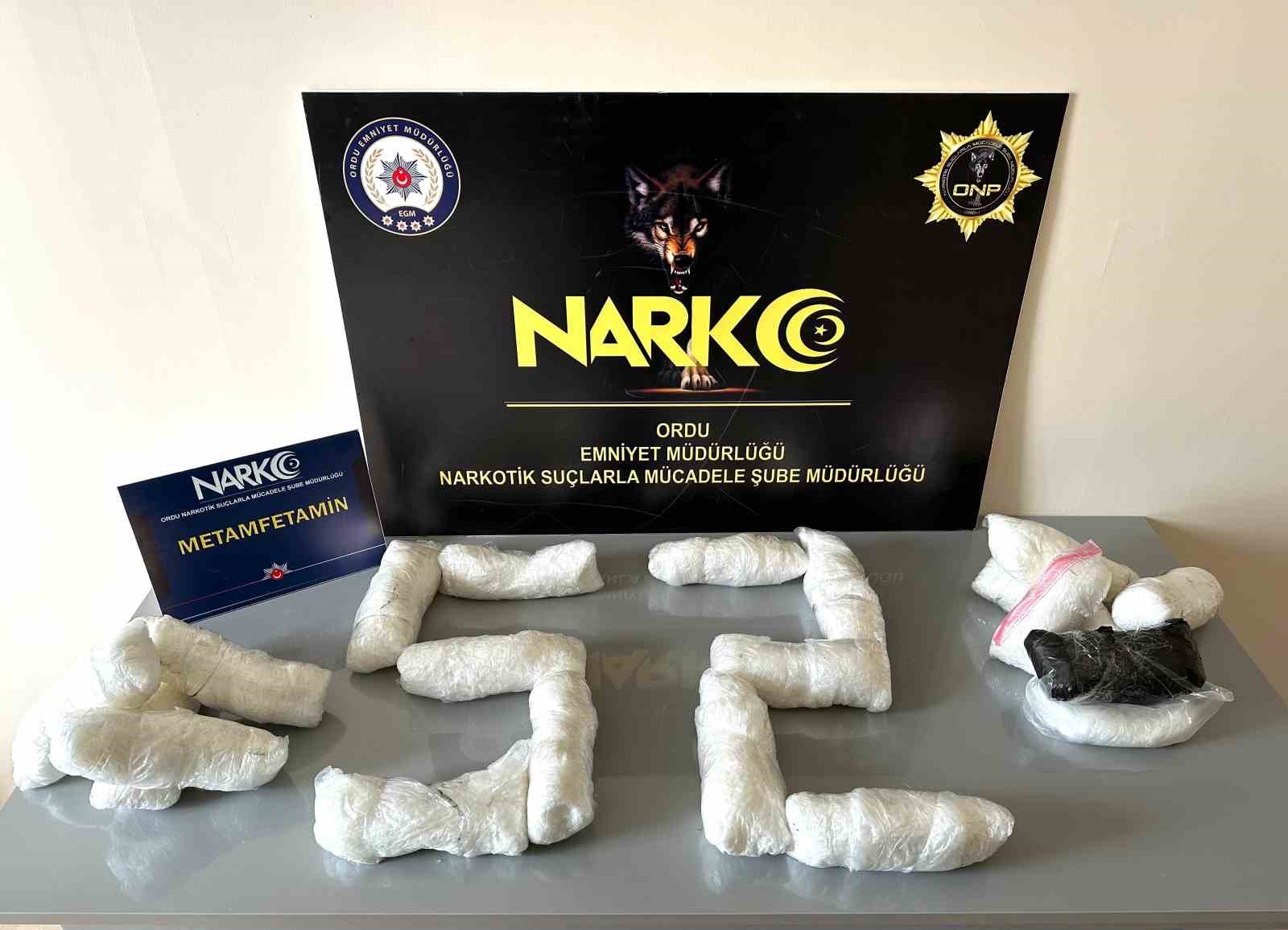 Ordu’da uyuşturucu operasyonlarında 3 tutuklama