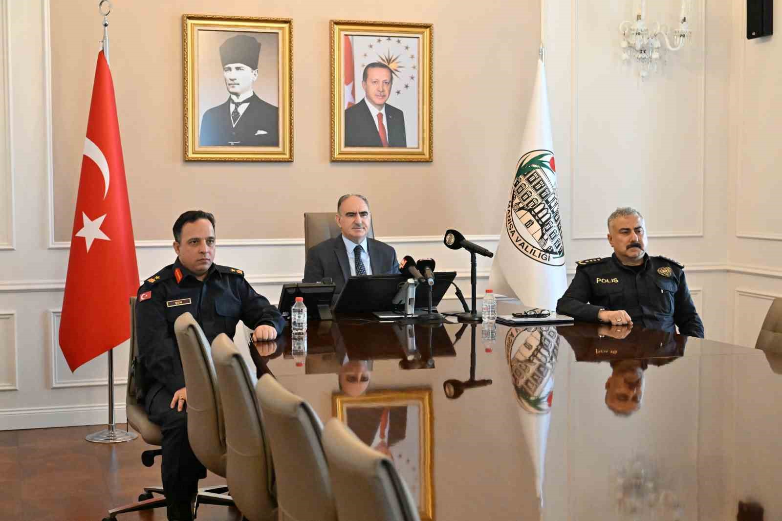 Manisa’da mart ayı güvenlik ve asayiş faaliyetleri değerlendirildi