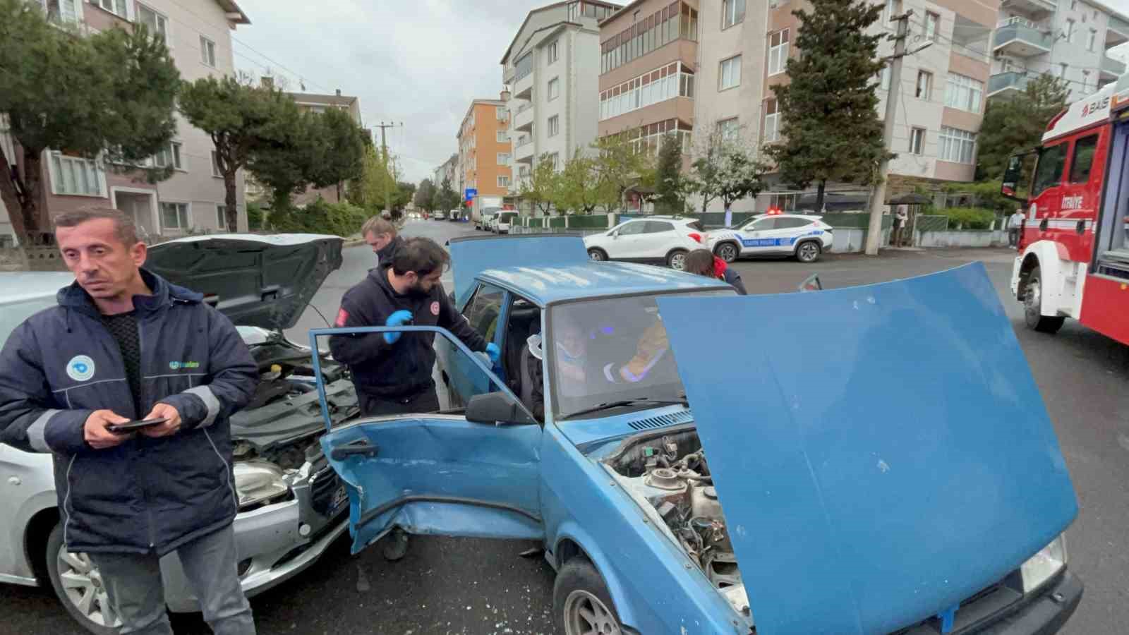 &Ccedil;orlu&rsquo;da trafik kazası: 1 yaralı
