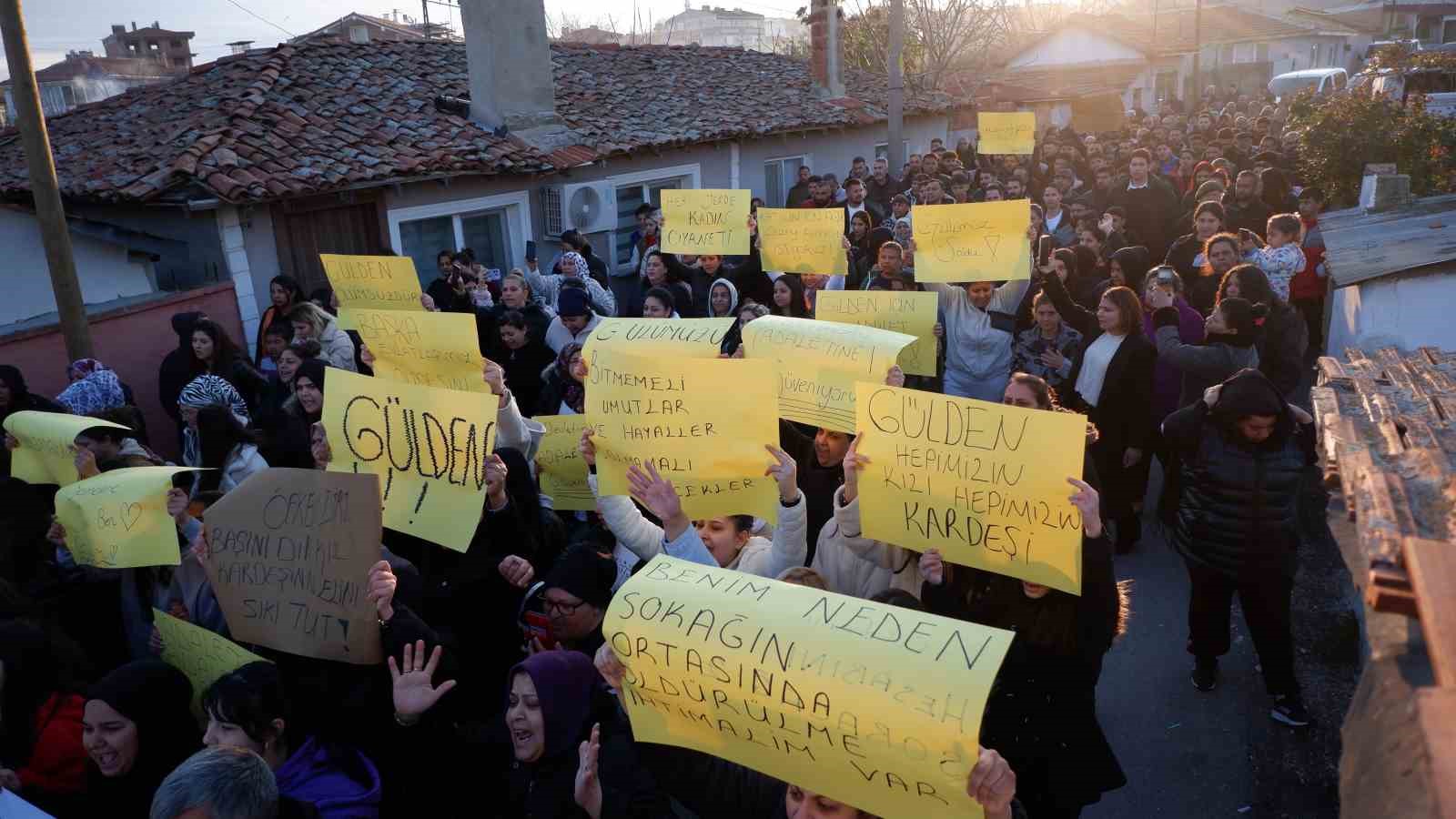 14 yaşındaki Gülden Coni için mahalleli yürüyüş düzenledi