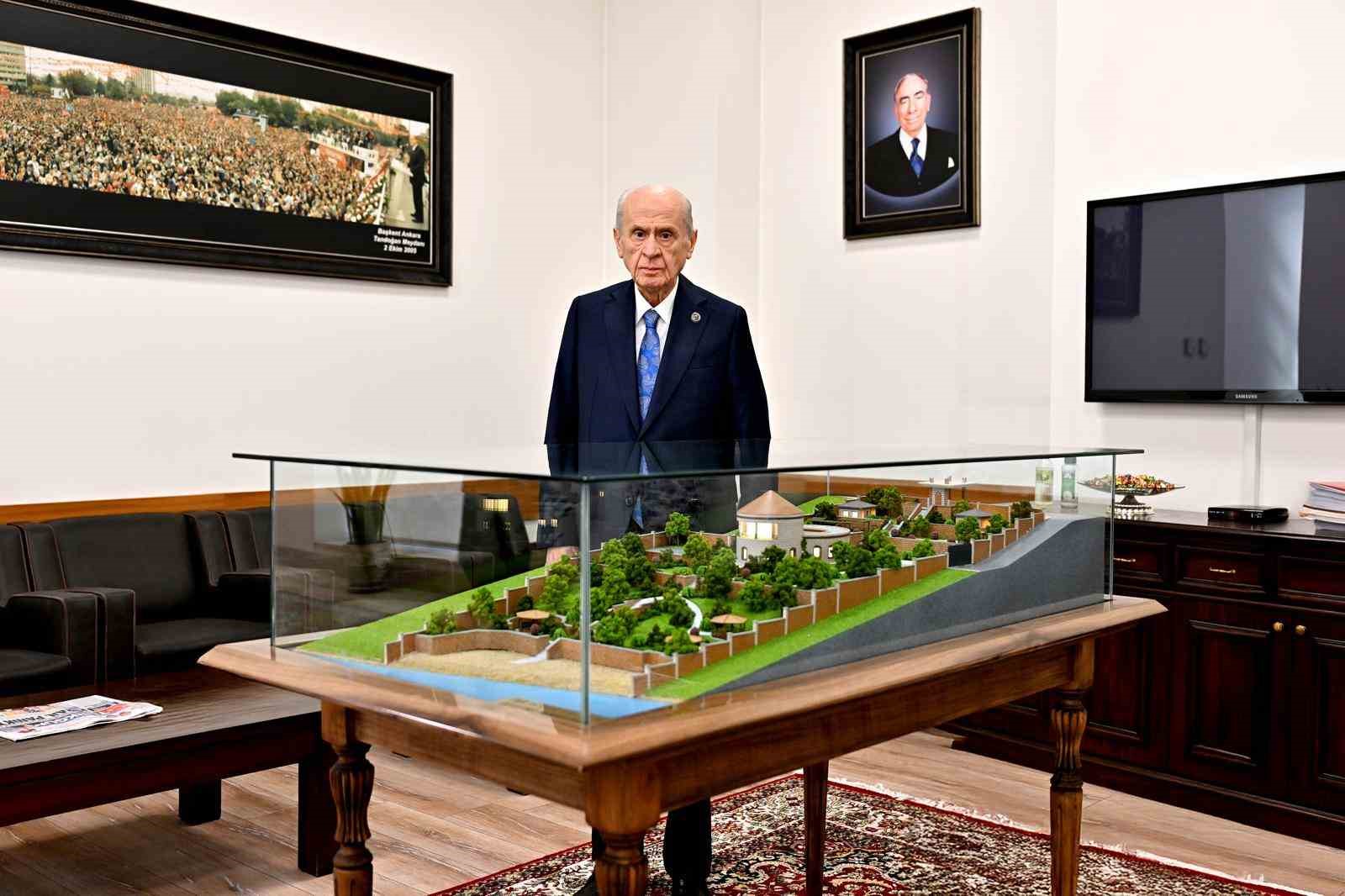 MHP lideri Bah&ccedil;eli&rsquo;nin talimatıyla inşasına başlanan Devlet Bey Konağı tamamlandı
