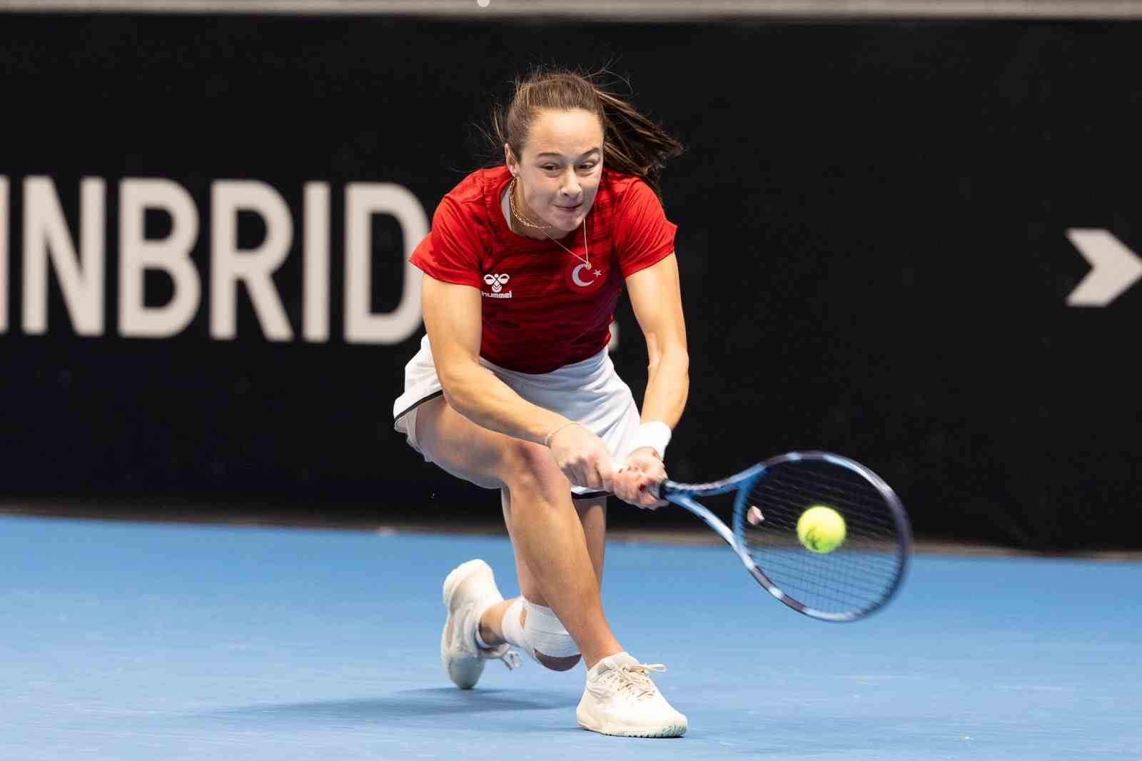 A Milli Kadın Tenis Takımı, Fransa’yı mağlup etti
