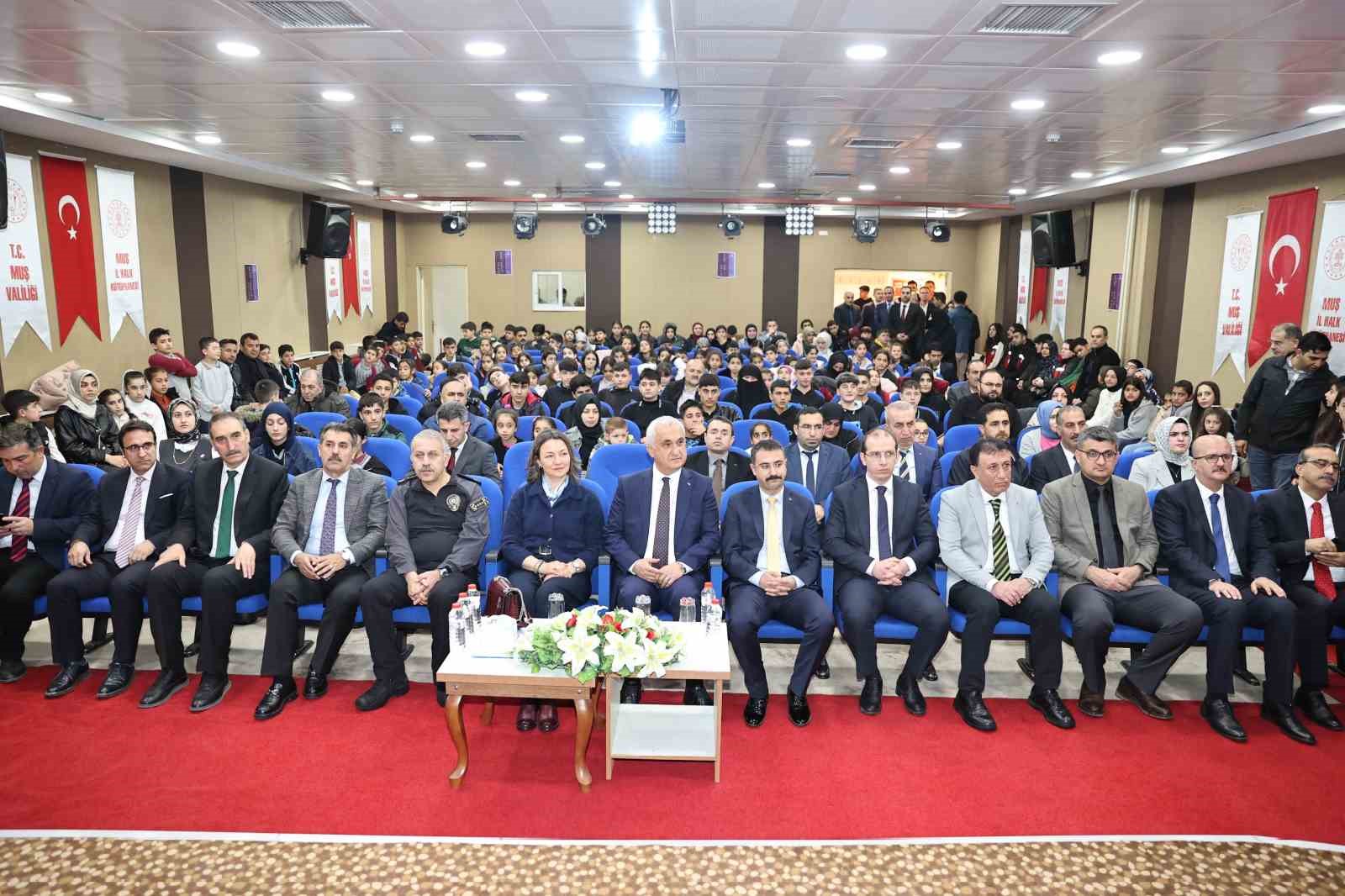 Muş’ta 61. Kütüphane Haftası törenle kutlandı