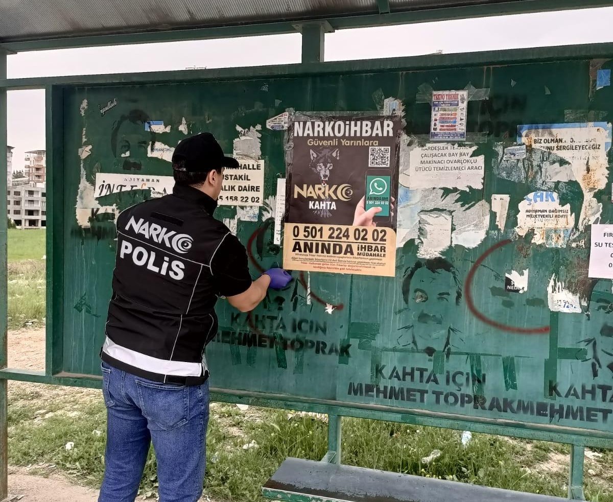 Kahta’da kurulan narko ihbar hattı faaliyete geçti