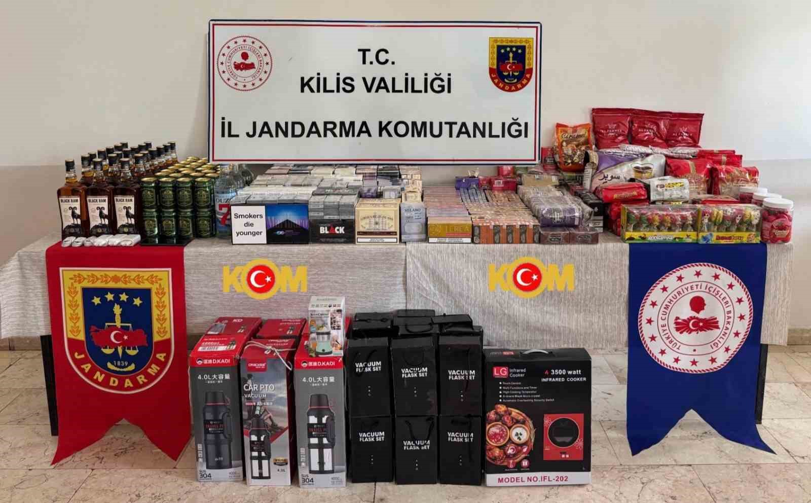 Kilis’te uyuşturucu ve kaçakçılık operasyonu