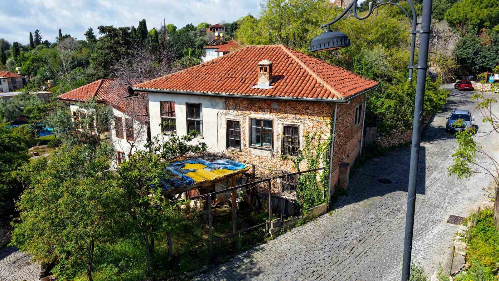 Alanya’da tarihi ve ödüllü konak, kültür turizmine kazandırılacak