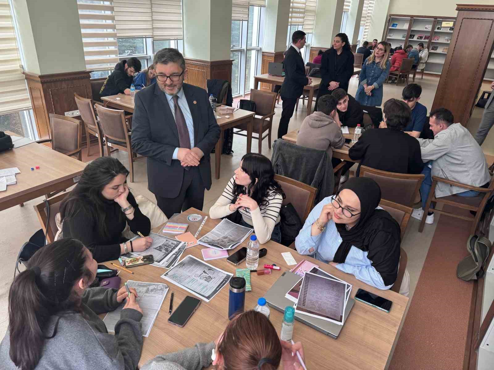 Rektör Kaplancıklı vize haftasında öğrencilere başarılar diledi