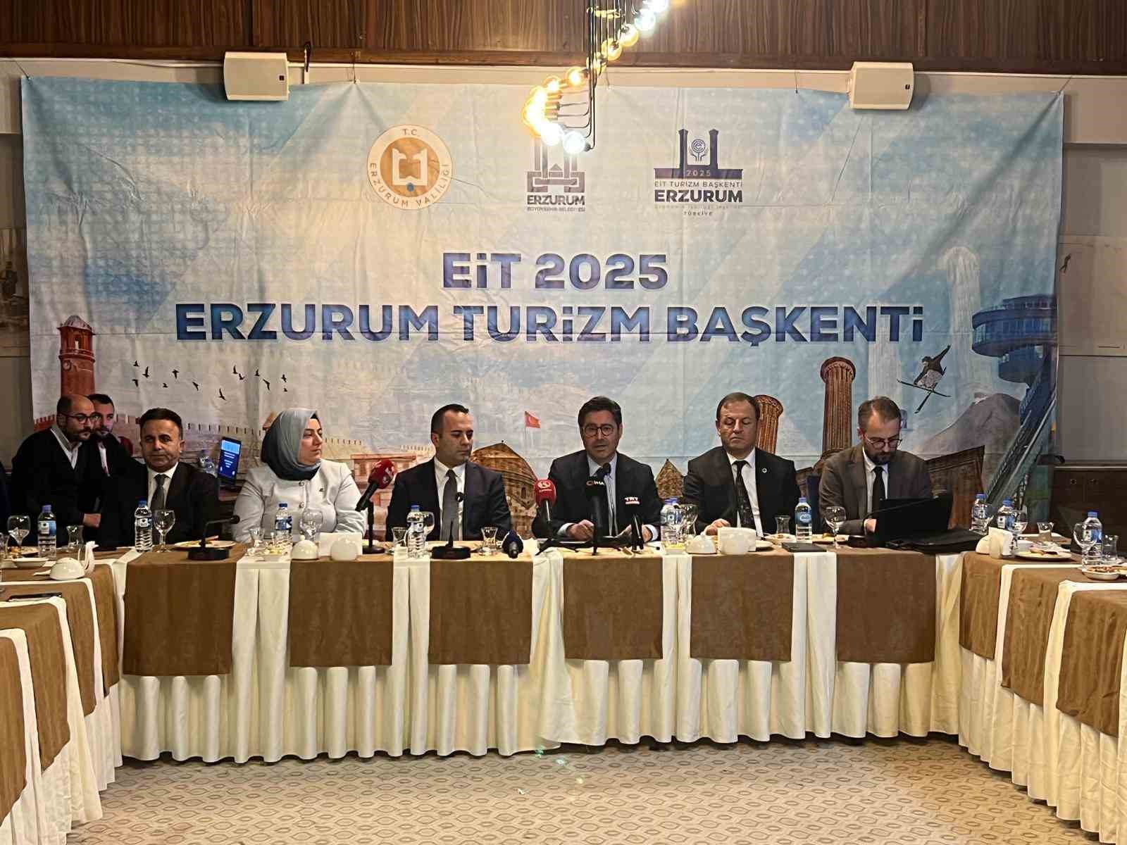 Erzurum’da 2025’de "EİT Turizm Başkenti" rüzgarı esecek