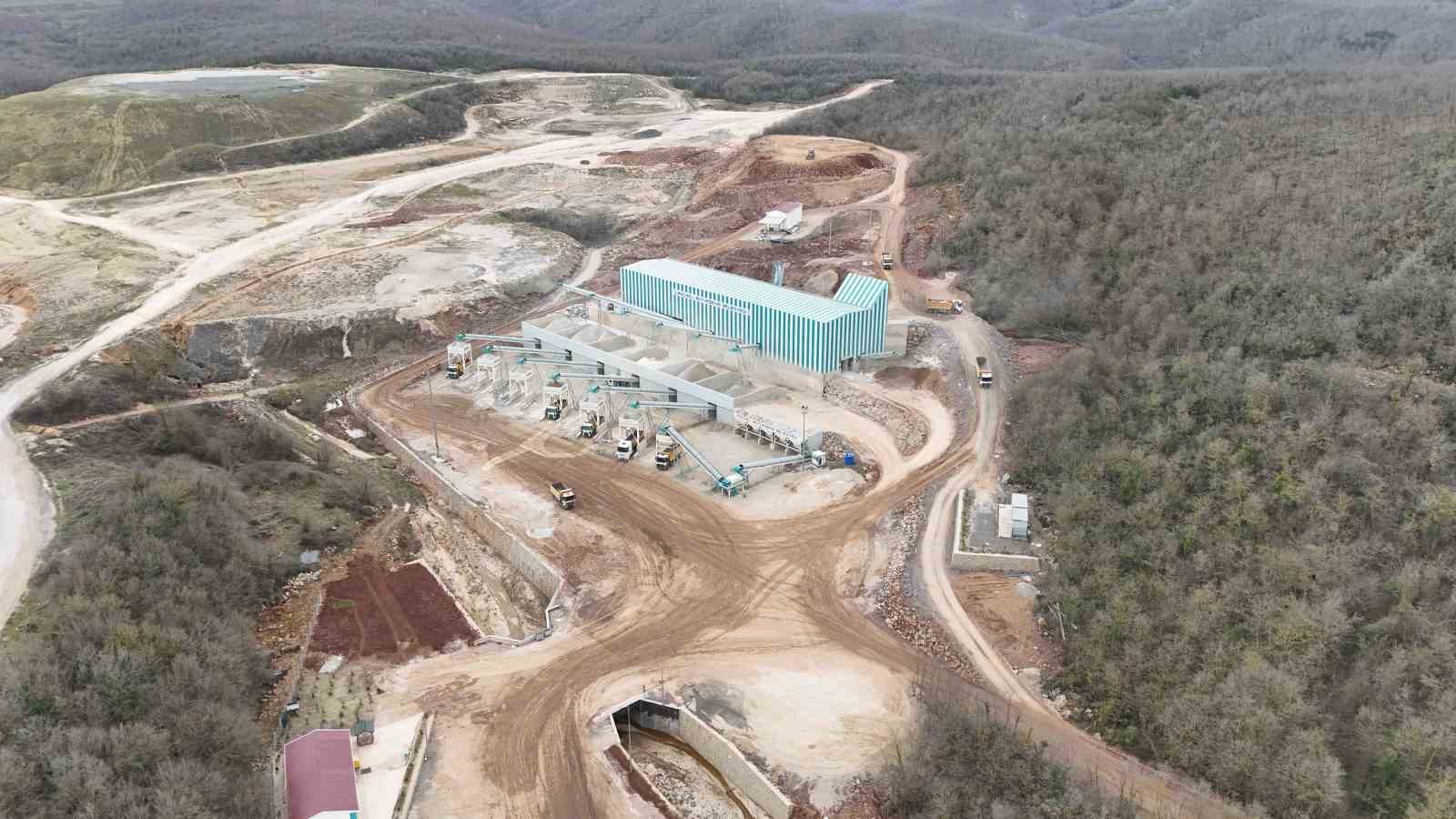 Taş kırma tesisiyle 6 ayda 17 milyon tasarruf sağlandı