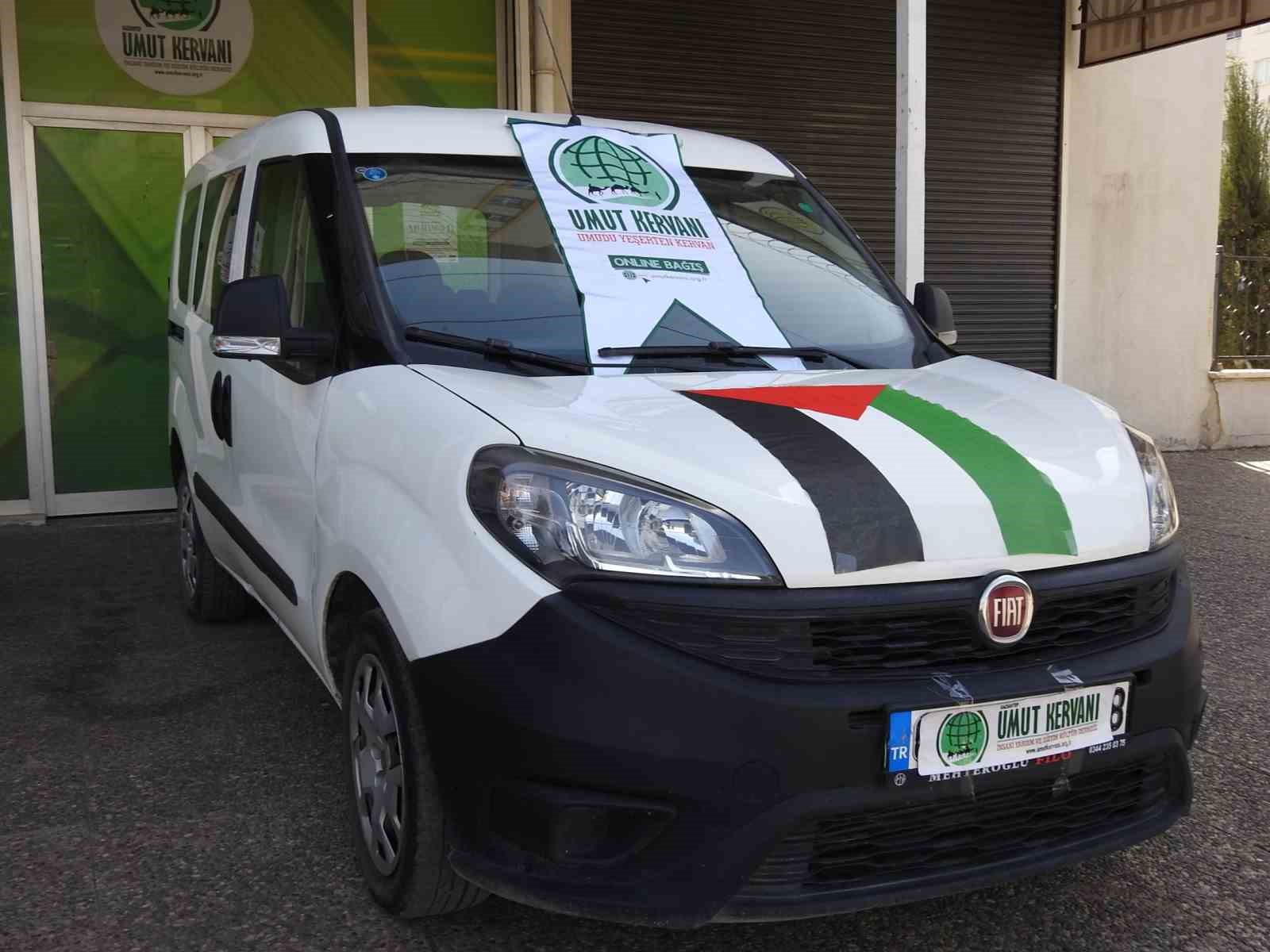 Gaziantepli vatandaş, 600 bin liralık aracını Gazze’ye bağışladı