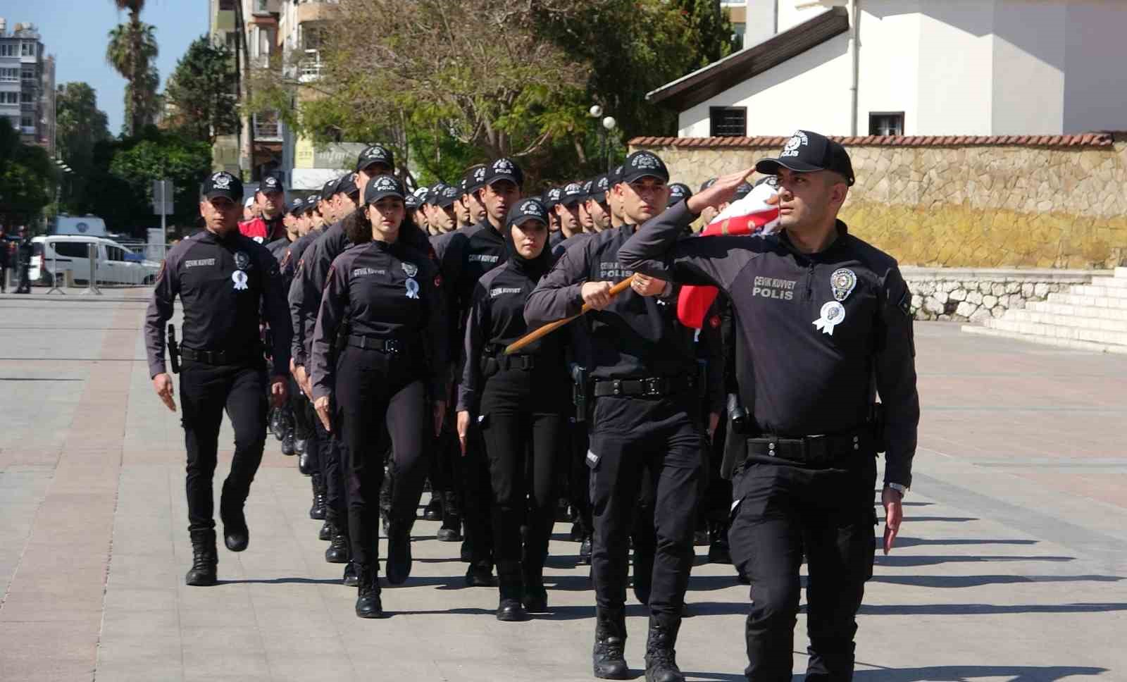 Mersin’de Türk Polis Teşkilatı’nın 180. yıl dönümü kutlandı