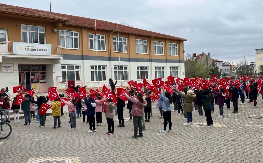Tavşanlı Dağçeşme İlkokulu’nda 23 Nisan Coşkusu şimdiden başladı